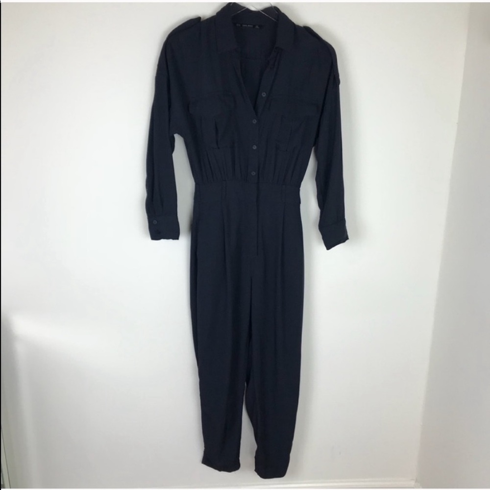 Zara Utility Rosie The Riveter Jumpsuit